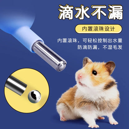 Hamster Drinker Plastic Pet Water Bottle Dispenser Feeder Hanging